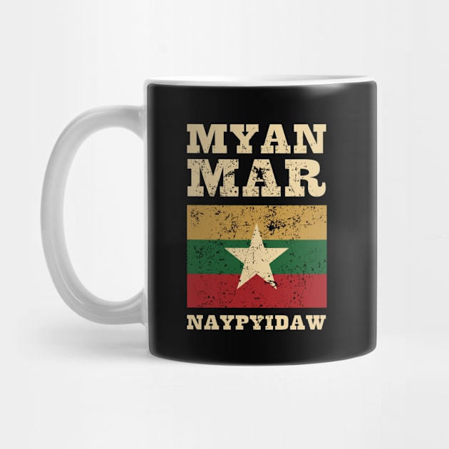 Flag of Myanmar by KewaleeTee